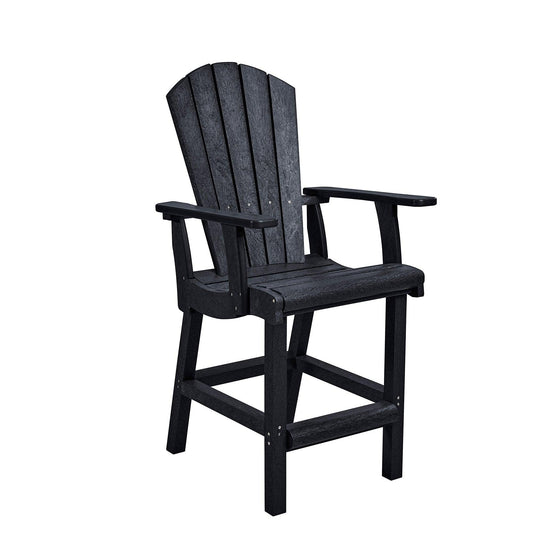 Classic Counter Arm Chair - Black