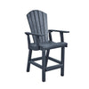 Classic Counter Arm Chair - Slate Grey