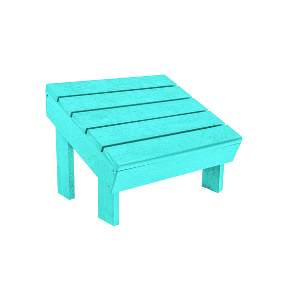 Modern Footstool - Turquoise