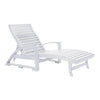 St. Tropez Chaise Lounge - White