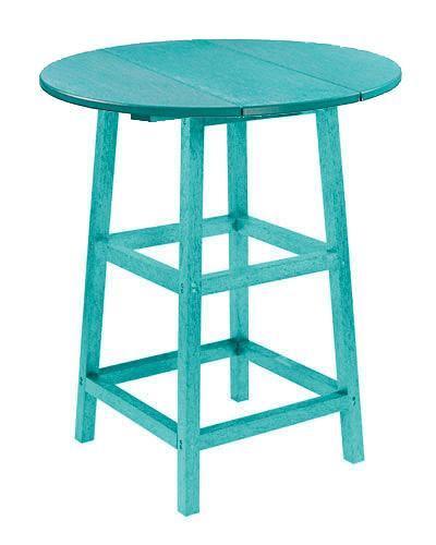 Counter Height Table - 40" - Turquoise