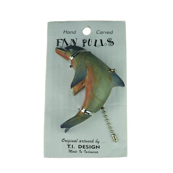 Painted Dolphin - Fan Pull