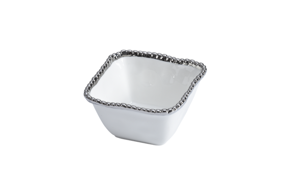 Square Snack Bowl - White