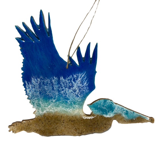 Resin Art Ornaments - Pelican