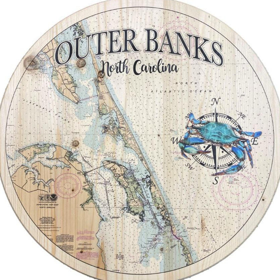 Outer Banks, Wall Plaque Map