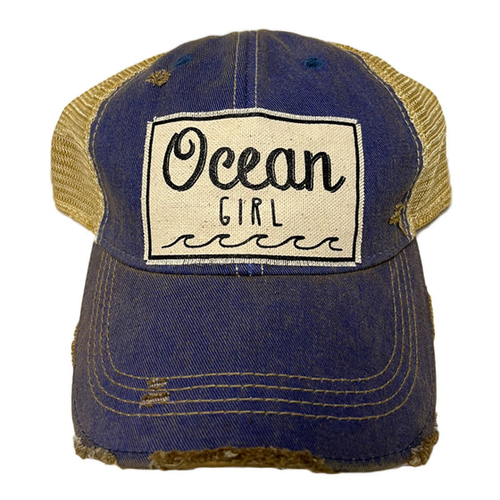 "Ocean Girl" Vintage Hat