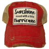 "Sunshine With A Little Hurricane" Vintage Hat