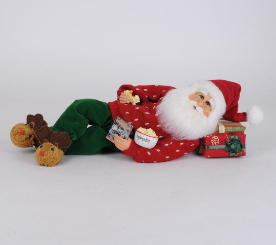 Popcorn and a Movie Santa