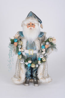 Lighted Coastal Swag Santa