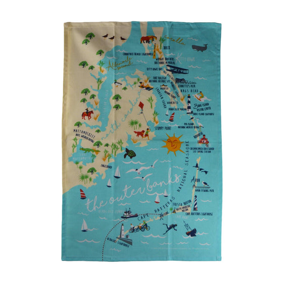 Outer Banks Kitchen Towel - Cottage Shop